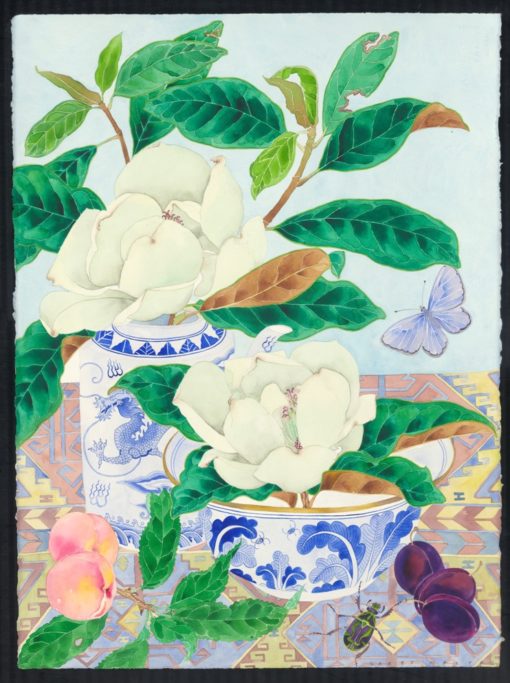 Gabby Malpas original watercolour painting: 'Magnolia Grandiflora'