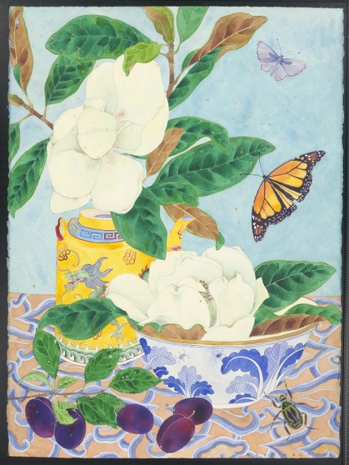 Gabby Malpas original watercolour painting: 'Magnolia Grandiflora II'