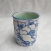 in white porcelain with celadon glazed interior