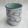 in white porcelain with celadon glazed interior