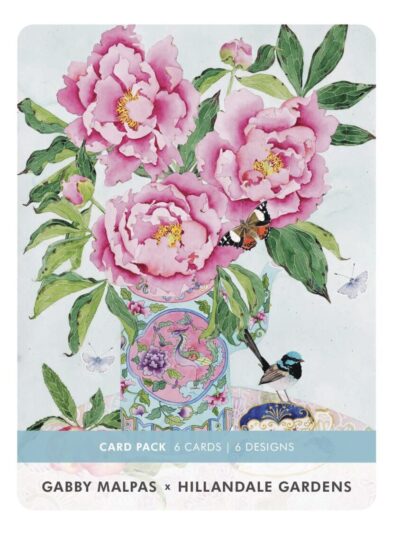 Gabby Malpas X Hillandale Gardens: Fine Art blank greeting cards - pack of 6